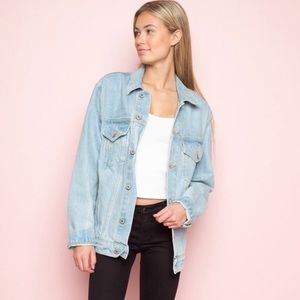Brandy Melville oversized jean jacket